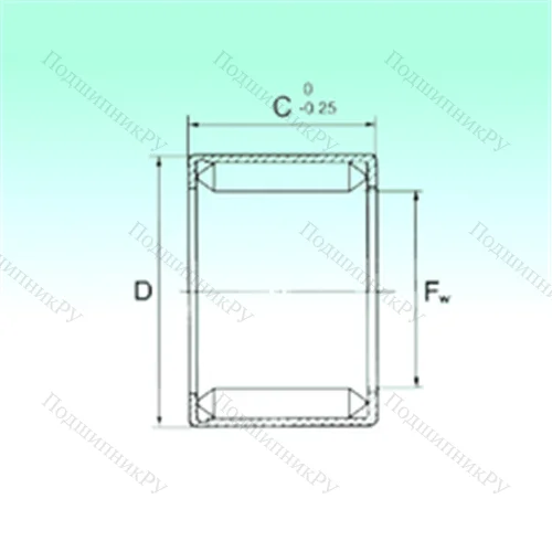 Подшипник игольчатый радиальный HN 5025
