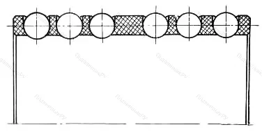 Подшипник  110907 размер 33,5x44,4x18,2