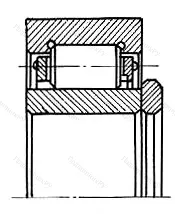 Модификация подшипника 1317 размер 85x180x41 от производителя  CRAFT