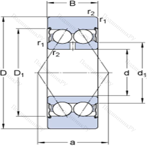 Опорные ролики на основе шарикоподшипников 305701 C-2Z от производителя  SKF Опорные ролики на основе шарикоподшипников 305701 C-2Z от производителя  SKF