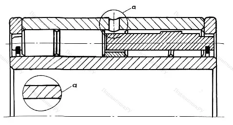 Модификация подшипника 6-6442134Х1М размер 170x260x160 от производителя  ГПЗ-1