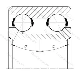 Модификация подшипника 3056303 размер 17x47x22,2 ГПЗ-23