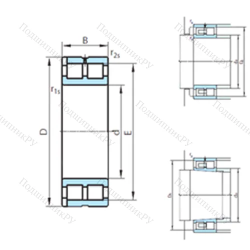 Подшипник роликовый радиальный PSL 512-24
