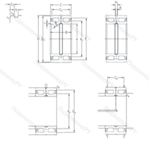 Подшипник роликовый радиальный 319426DA-2LS от производителя  SKF