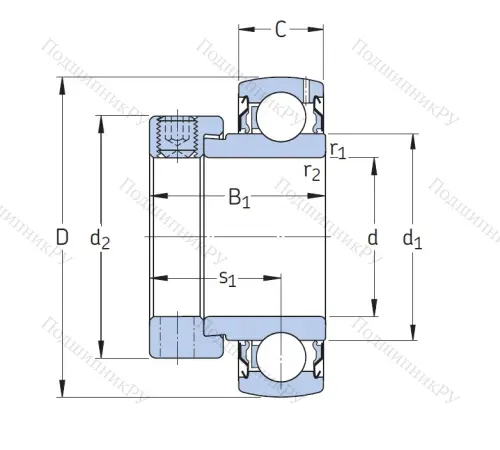 Корпусный подшипник YET 210 в Воронеже Корпусный подшипник YET 210 в Воронеже