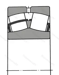 Модификация подшипника 4053134 размер 170x260x90 BBC от производителя  BBC