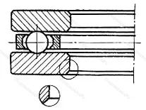 Модификация подшипника 5681/750К1 размер 750x900x90