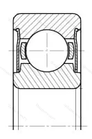 Модификация подшипника 80209 размер 45x85x19 ГПЗ-34