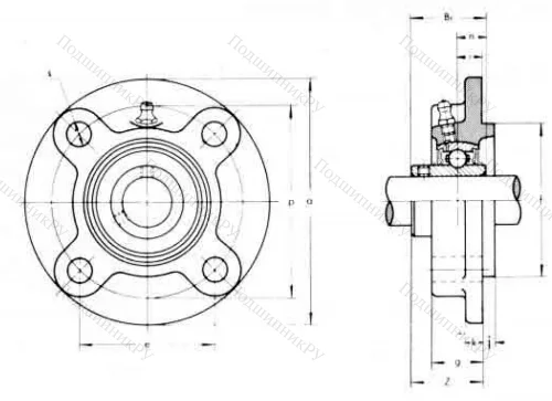 Подшипниковый корпус FC 217 ASAHI в Воронеже