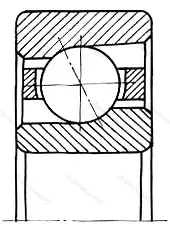 Подшипник 7200BE размер 10x30x9