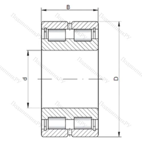 Подшипник роликовый радиальный NNCL 4918 V от производителя  CX Подшипник роликовый радиальный NNCL 4918 V от производителя  CX