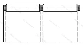 Подшипник  K 28x33x27 (664906) размер 28x33x27