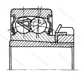 Модификация подшипника 811708С17 размер 40x85x39 от производителя  ГПЗ-8