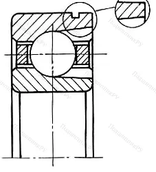 Подшипник 6308NTA/P 53Q 6 размер 40x90x23 от производителя  SKF Подшипник 6308NTA/P 53Q 6 размер 40x90x23 от производителя  SKF