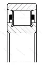 Подшипник N 1014 размер 70x110x20