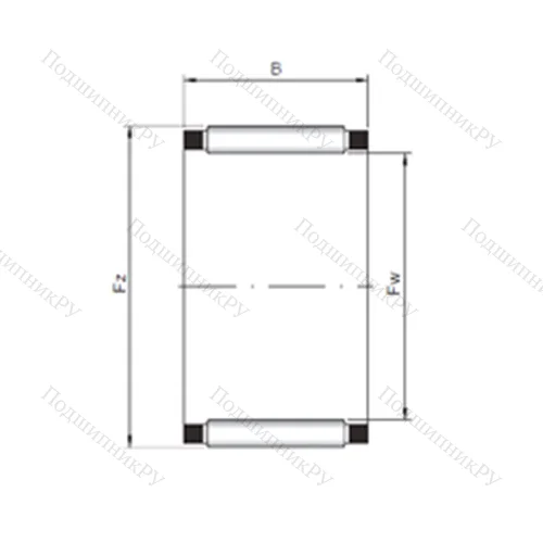 Подшипник игольчатый радиальный K 32x42x42 от производителя  CX Подшипник игольчатый радиальный K 32x42x42 от производителя  CX