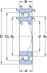 Подшипник 7019 CB/P 4A в Воронеже Подшипник 7019 CB/P 4A в Воронеже
