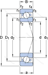 Подшипник 7018 CE/P 4BVG 275 в Воронеже