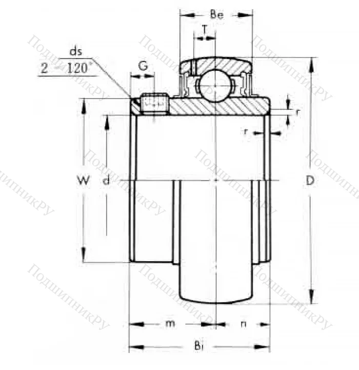 Корпусный подшипник