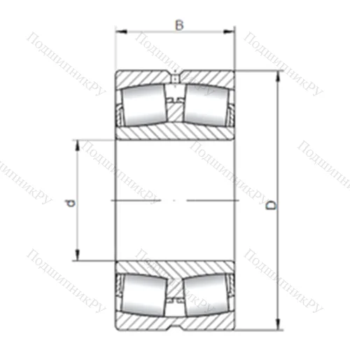 Подшипник роликовый радиальный самоцентрирующийся 239/1000W 33 от производителя  ISO Подшипник роликовый радиальный самоцентрирующийся 239/1000W 33 от производителя  ISO