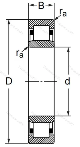 Цилиндрический роликовый подшипник 32509 (NU 2209) в Воронеже Цилиндрический роликовый подшипник 32509 (NU 2209) в Воронеже
