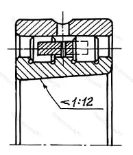 Модификация подшипника 21821/670М размер 670x980x180 от производителя  ГПЗ-9