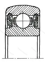 Модификация подшипника 6-1580206АЕС17 размер 30x62x18
