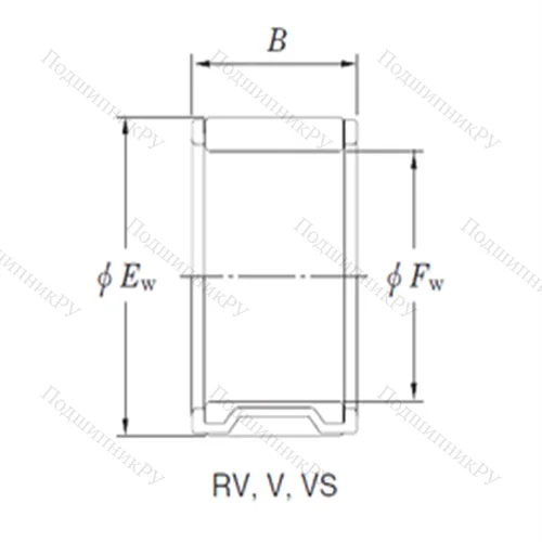 Подшипник игольчатый радиальный 45V 5326P