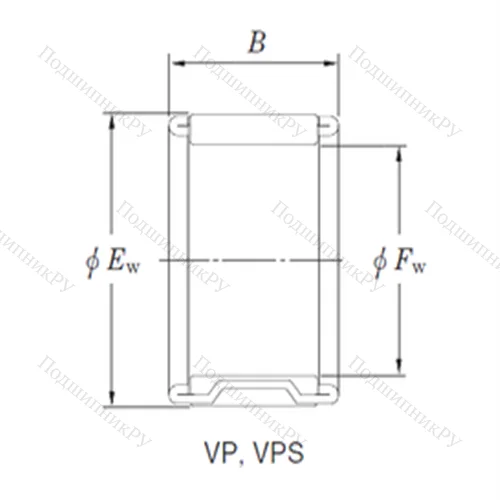 Подшипник игольчатый радиальный 45VP 5328