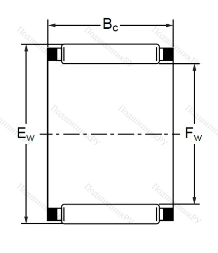 Подшипник K 30x35x30 (KT) в Воронеже