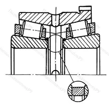 Модификация подшипника 697824Л размер 120x190/198x108