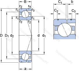 Подшипник 7028 ACD/P 4AL в Воронеже