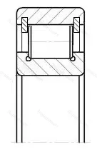 Подшипник  NCL 209 (102209) размер 45x85x19 от производителя  SKF
