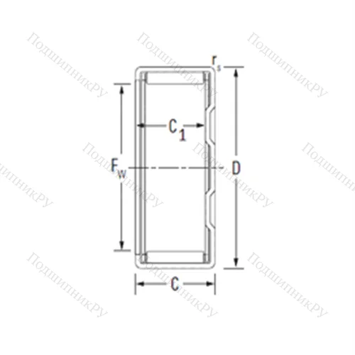Подшипник игольчатый радиальный F-85251