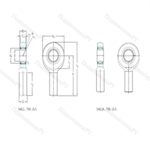 Подшипник скольжения сферический SAL 40TXE-2LS