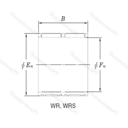 Подшипник игольчатый радиальный 30WR 3429A