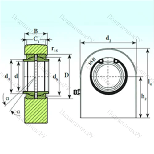 Подшипник скольжения сферический T.P.N. 780 CE