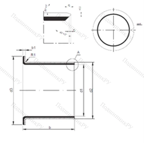 Подшипник скольжения TUF 1 30.260 от производителя  CX Подшипник скольжения TUF 1 30.260 от производителя  CX