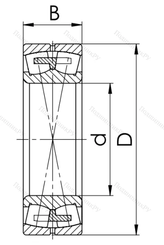 Сферический роликовый подшипник 3530 АМН (22230 MBW 33) в Воронеже