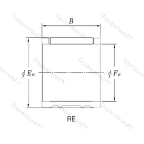 Подшипник игольчатый радиальный RE 202528AL 1
