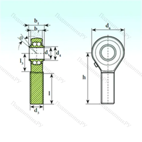 Подшипник шариковый радиальный самоцентрирующийся TSM 22 BB