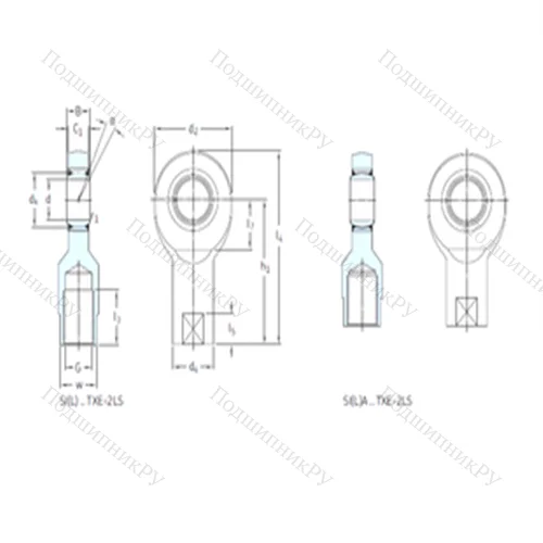 Подшипник скольжения сферический SI 40TXE-2LS