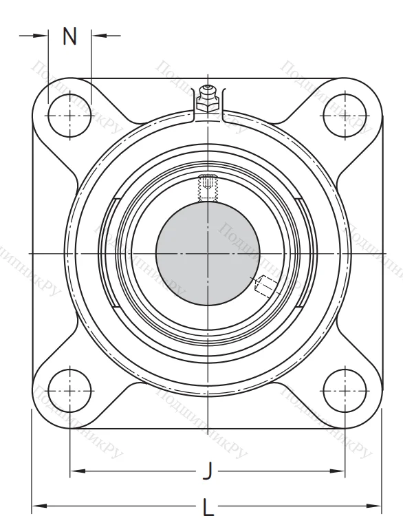 Подшипниковый корпус FY 505 M