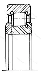 Модификация подшипника 76-592708М1 размер 40x77,5x23 ГПЗ-10 от производителя  ГПЗ-10