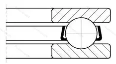 Модификация подшипника 8104 размер 20x35x10