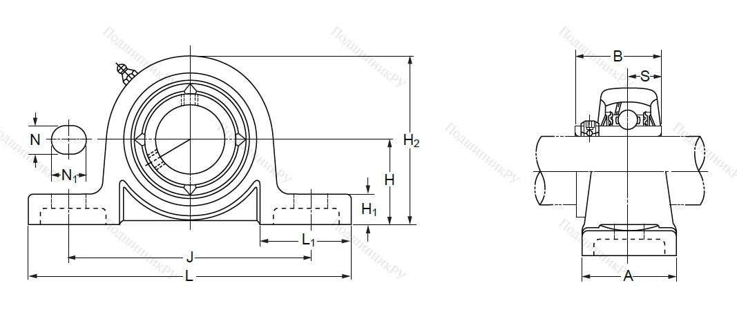 Подшипниковый узел UCP 310 в Воронеже