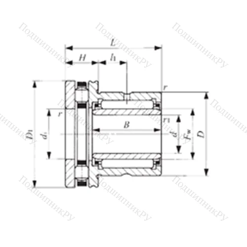 Подшипник комбинированный NBXI 1730