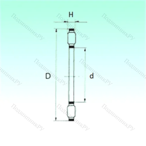 Подшипник роликовый упорный K 81210TN