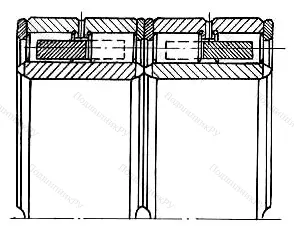 Модификация подшипника 60-262780ХМУ2 размер 400x560x365