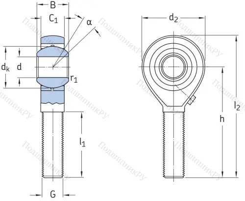 Шарнирная головка POS 10 L в Воронеже